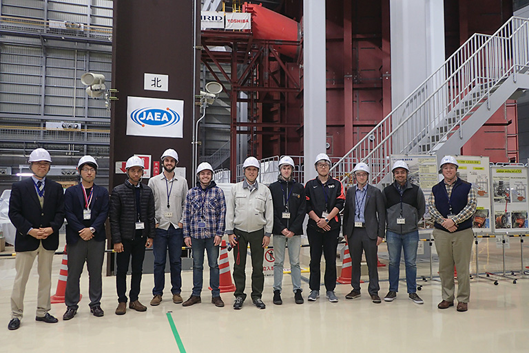 Group of researchers in the Naraha Center.