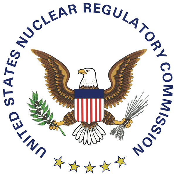 Nuclear Regulatory Commission logo.