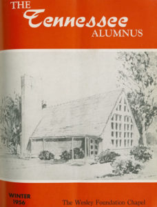 The Tennessee Alumnus Winter 1956 cover.