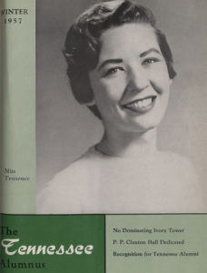 The Tennessee Alumnus Winter 1957 cover.