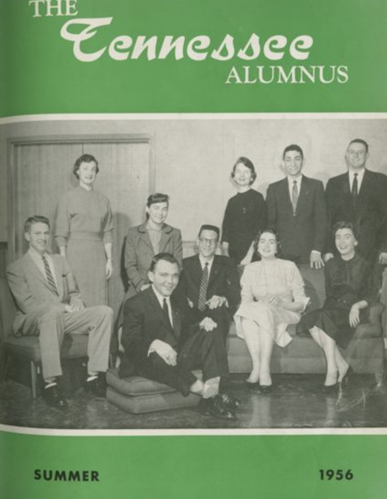 Cover of Tennessee Alumnus from Winter 1956