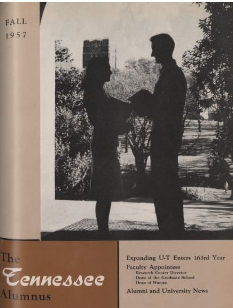 Cover of Tennessee Alumnus from Autumn 1957