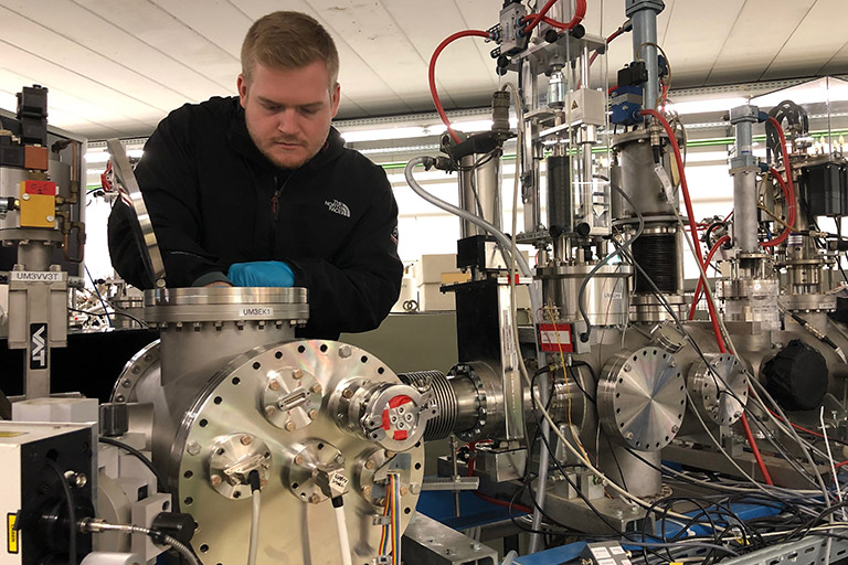 Will Cureton works at the world’s largest ion accelerator facility at the GSI Helmholtz Center in Germany.