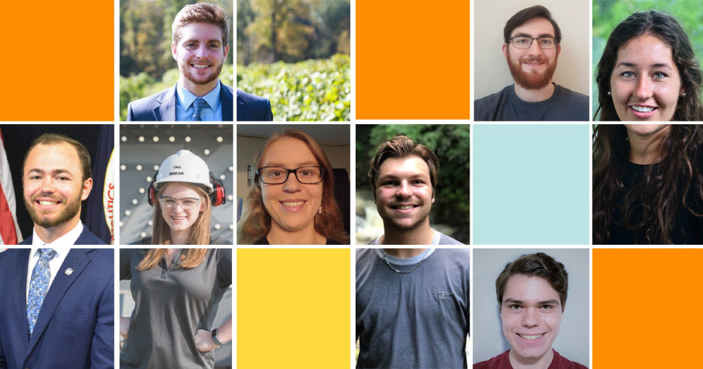 Montage of NEUP Scholarship Winners for 2021