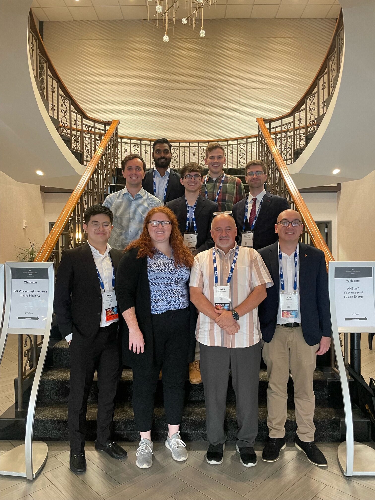 faculty and students at the TOFE Meeting in Madison, Wisconson