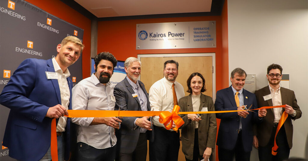 Kairos Power lab ribbon cutting